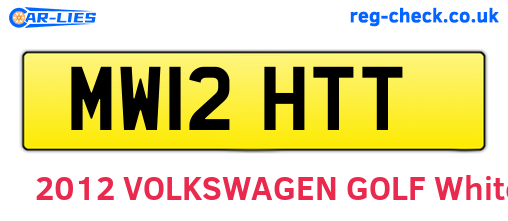 MW12HTT are the vehicle registration plates.