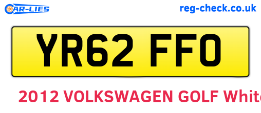 YR62FFO are the vehicle registration plates.