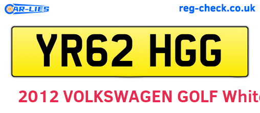 YR62HGG are the vehicle registration plates.