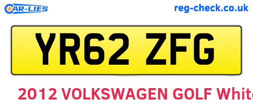 YR62ZFG are the vehicle registration plates.