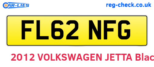 FL62NFG are the vehicle registration plates.