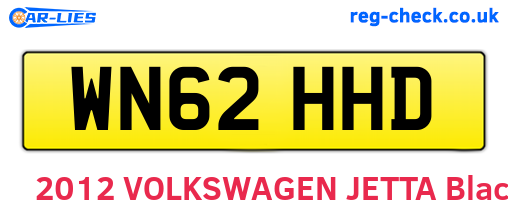 WN62HHD are the vehicle registration plates.