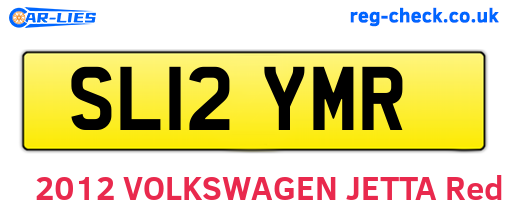 SL12YMR are the vehicle registration plates.