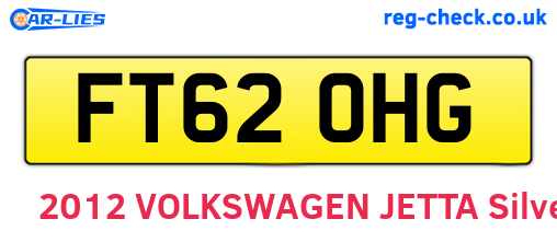 FT62OHG are the vehicle registration plates.