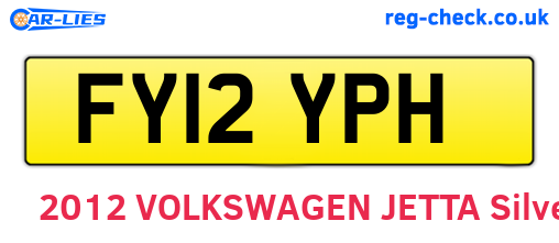FY12YPH are the vehicle registration plates.