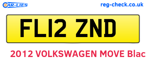 FL12ZND are the vehicle registration plates.