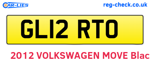 GL12RTO are the vehicle registration plates.