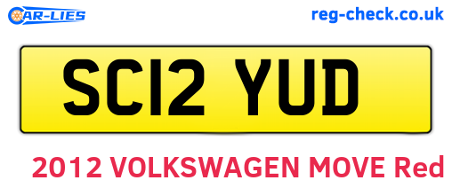 SC12YUD are the vehicle registration plates.
