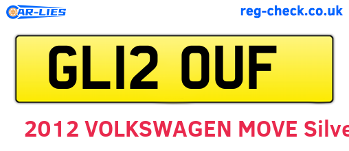 GL12OUF are the vehicle registration plates.