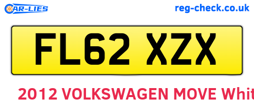 FL62XZX are the vehicle registration plates.