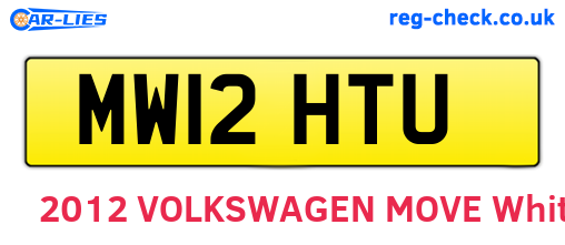 MW12HTU are the vehicle registration plates.