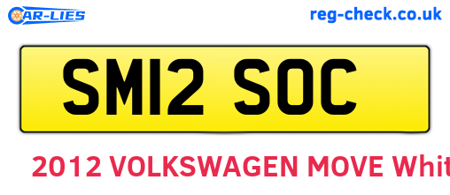 SM12SOC are the vehicle registration plates.