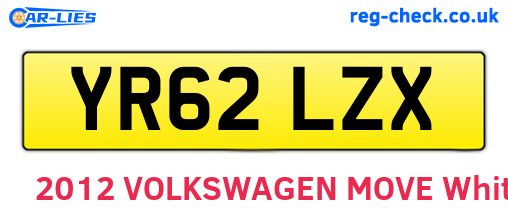 YR62LZX are the vehicle registration plates.
