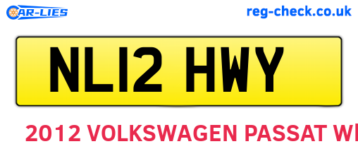 NL12HWY are the vehicle registration plates.