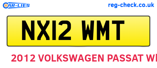 NX12WMT are the vehicle registration plates.