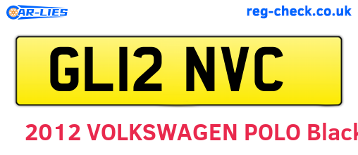 GL12NVC are the vehicle registration plates.