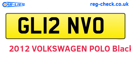 GL12NVO are the vehicle registration plates.