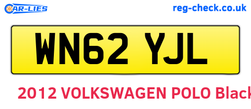 WN62YJL are the vehicle registration plates.