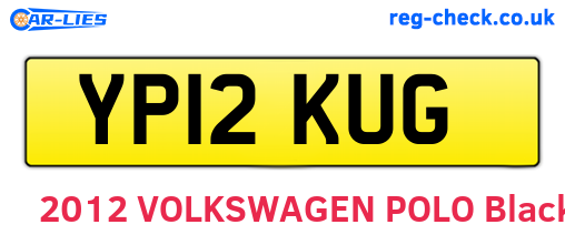 YP12KUG are the vehicle registration plates.