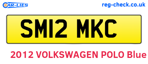SM12MKC are the vehicle registration plates.