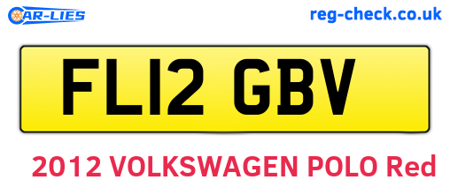 FL12GBV are the vehicle registration plates.