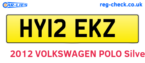 HY12EKZ are the vehicle registration plates.