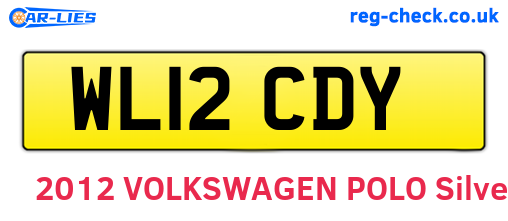 WL12CDY are the vehicle registration plates.