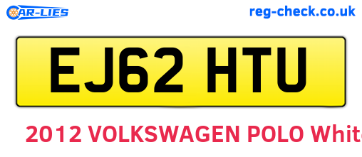 EJ62HTU are the vehicle registration plates.