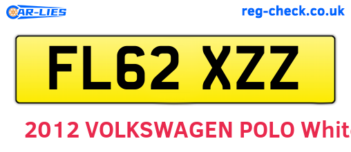 FL62XZZ are the vehicle registration plates.