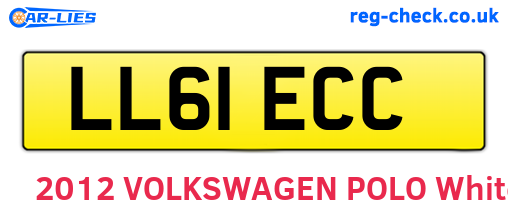LL61ECC are the vehicle registration plates.