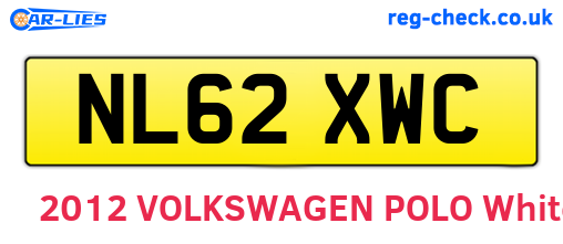 NL62XWC are the vehicle registration plates.