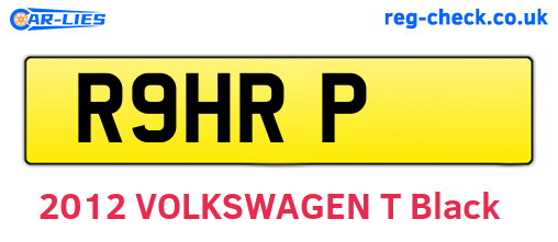 R9HRP are the vehicle registration plates.