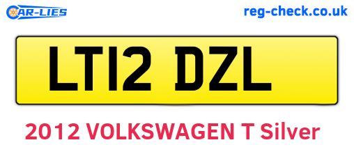 LT12DZL are the vehicle registration plates.