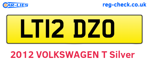 LT12DZO are the vehicle registration plates.