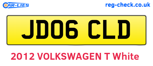 JD06CLD are the vehicle registration plates.