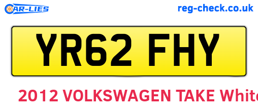 YR62FHY are the vehicle registration plates.