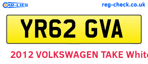YR62GVA are the vehicle registration plates.