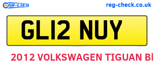 GL12NUY are the vehicle registration plates.
