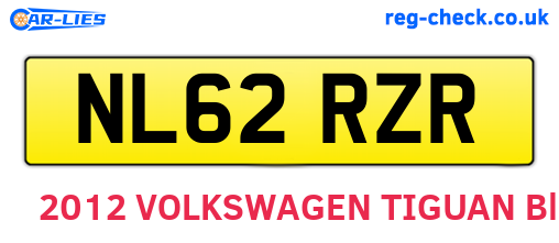 NL62RZR are the vehicle registration plates.
