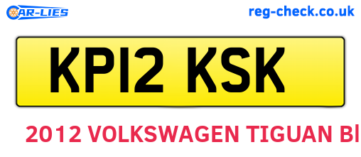 KP12KSK are the vehicle registration plates.
