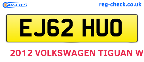 EJ62HUO are the vehicle registration plates.