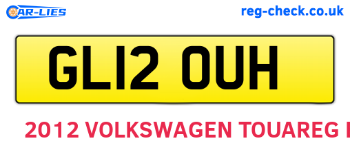 GL12OUH are the vehicle registration plates.