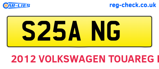 S25ANG are the vehicle registration plates.
