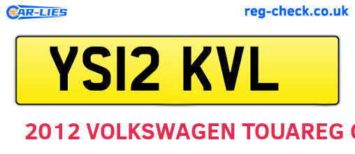 YS12KVL are the vehicle registration plates.