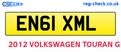 EN61XML are the vehicle registration plates.