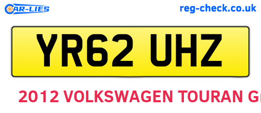 YR62UHZ are the vehicle registration plates.