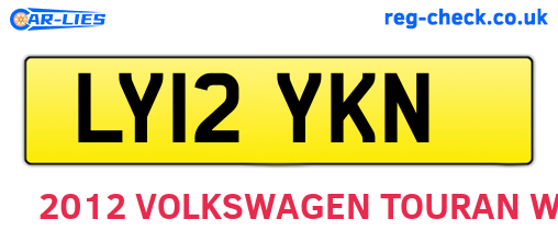 LY12YKN are the vehicle registration plates.