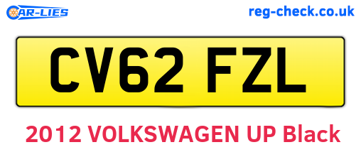 CV62FZL are the vehicle registration plates.