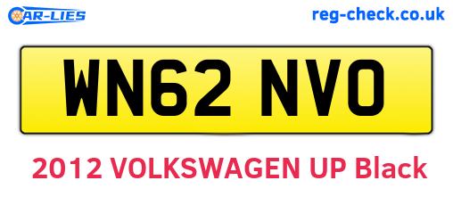 WN62NVO are the vehicle registration plates.