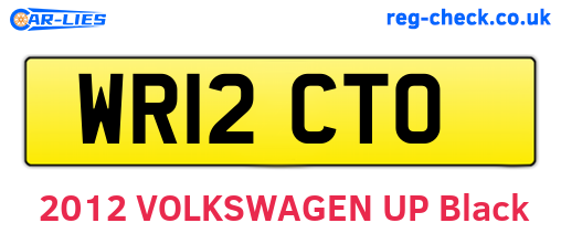 WR12CTO are the vehicle registration plates.